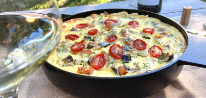  Vegetable Quiche in a Japanese Cast Iron Pan - Quiche in a Japanese Cast Iron Pan | ORYOKI Recipe