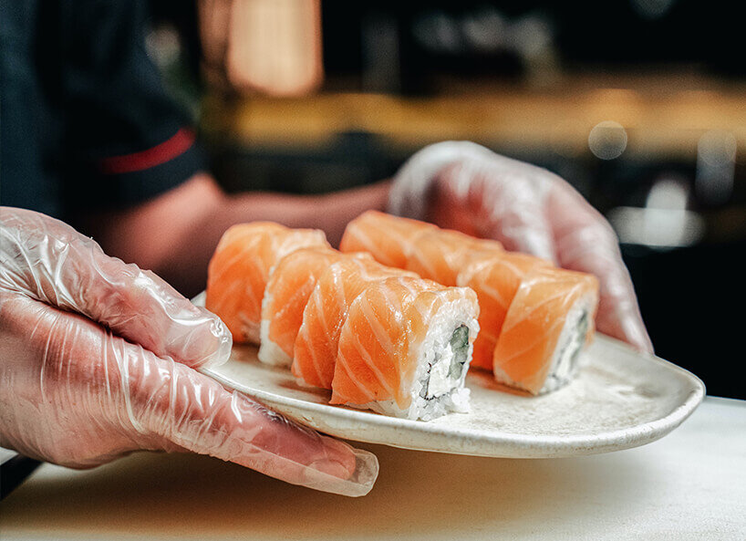 Sushi Herstellung