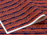 Japanpapier Katazome, Scherenschnitt auf hellrot