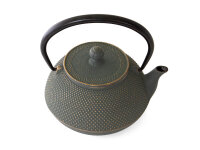 Japanische Teekanne Gusseisen Arare, Bronze, 1,2 l