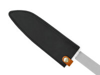 Messerhülle Leder Santoku, schwarz