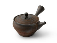 Japanische Teekanne Sujime Hira, 110 ml, Keramiksieb