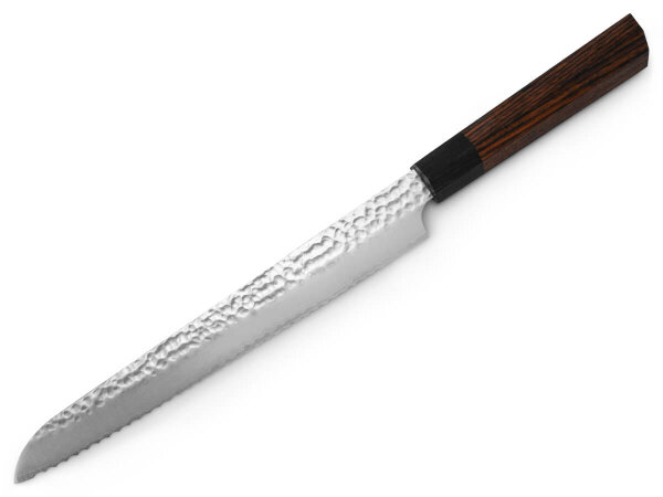 Japanisches Brotmesser Shichi 210, Hammerschlag
