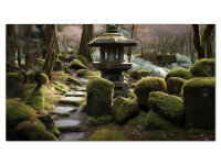 Wandbild Nihonteien #3, japanischer Garten, farbig, 16:9