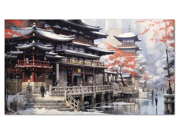 Wandbild Kyoto Gosho #1, farbig 16:9