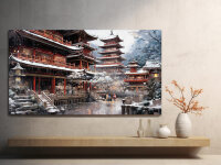 Wandbild Kyoto Gosho #3, farbig 16:9 Foto auf Acrylglas 80 x 45 cm