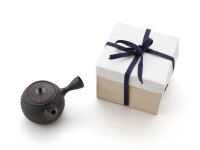 Japanische Teekanne Tokoname Sendan Maru mit Geschenkbox