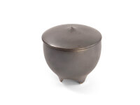 Sumi incense burner, with lid