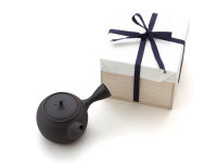 Japanische Teekanne Tokoname Sendan Sen Kaku  mit Geschenkbox