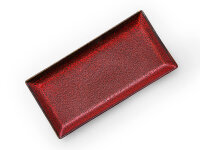 Servierplatte Shuin, rot, M