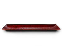 Servierplatte Shuin, rot, L