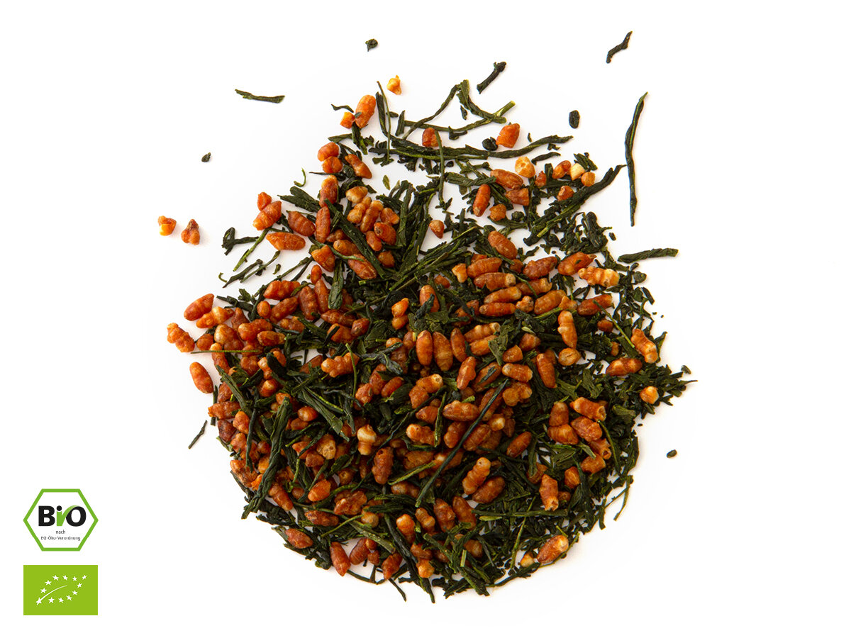 Grüner Tee Bio Genmaicha Yuwaku aus dem Süden Japans