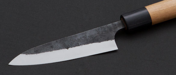 Japanisches Kuroshiage Messer schwarz geschmiedet