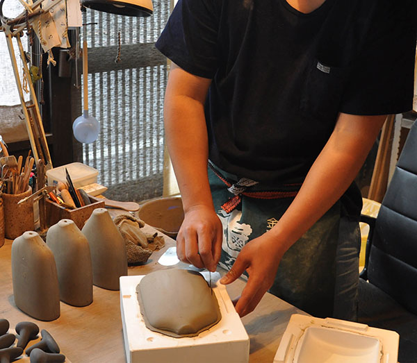 handwerker machen Vasen